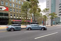 BMW 4 Series kéo nửa thân xe "hàng độc" trên phố Đài Loan