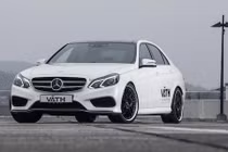 Bản độ Mercedes E500 sẵn sàng “tuyên chiến” siêu xe