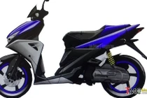 Chi tiết xe tay ga thể thao Aerox 125 mới của Yamaha