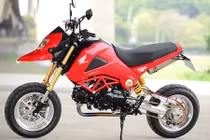 Honda MSX 125 “độ hết bài” phong cách Ducati Hyperstrada 