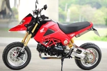 Honda MSX 125 “độ hết bài” phong cách Ducati Hyperstrada 