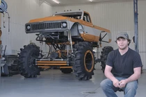 Chiếc xe tải "quái vật" tự chế tại nhà chỉ với 100.000 USD 