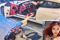 Hot girl 9x Hà thành “ngã sấp mặt” bên Aston Martin tiền tỷ