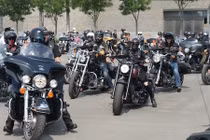 550 xe Harley-Davidson nổ pháo, “đại náo” Trung Quốc