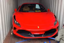 “Đập thùng” siêu xe Ferrari F8 thứ 5 hơn 23 tỷ về Việt Nam