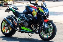 Kawasaki Z800 của biker Việt “ngầu” với phong cách Rossi 46