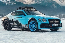 Ngắm xe đua chạy trên băng - Bentley Ice Race Continental GT 