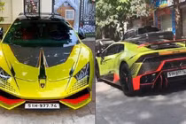 Lamborghini Huracan hơn 14 tỷ, độ khủng ở Sài Gòn thay áo mới