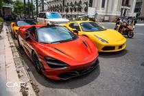 McLaren 720S Spider màu đỏ độc nhất Việt Nam lần đầu xuống phố