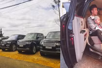 Đại gia Minh Nhựa dẫn đoàn xe sang tiền tỷ khai xuân 2017