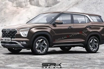 Hyundai Creta 7 chỗ, giá rẻ lần đầu tiên chạy trên đường phố