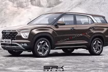 Hyundai Creta 7 chỗ, giá rẻ lần đầu tiên chạy trên đường phố