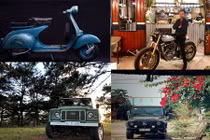 Ngắm bộ sưu tập xe cổ cực chất của rapper Tiến Đạt 