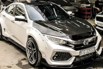 Thợ Sài Gòn độ Honda Civic mới phong cách siêu xe