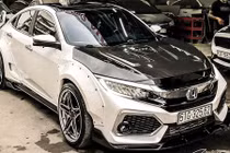 Thợ Sài Gòn độ Honda Civic mới phong cách siêu xe
