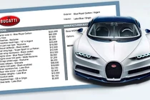 Những tùy chọn đắt đỏ của Bugatti Chiron, màu sơn đủ mua siêu xe