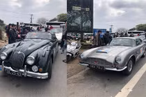 Dàn xe cổ Porsche, Aston Martin "hàng hiếm" xuyên Việt