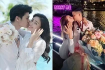 Minh Hằng 'bắt chước' Ngô Thanh Vân khoe ảnh cưới trên bìa tạp chí