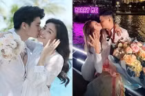 Minh Hằng 'bắt chước' Ngô Thanh Vân khoe ảnh cưới trên bìa tạp chí