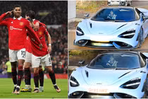 Marcus Rashford của Manchester United bấm biển McLaren thành Skoda