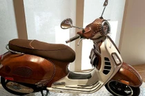 Ngắm xe ga Vespa bọc da đẹp siêu ấn tượng 