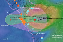 Bão số 8 vào Vịnh Bắc Bộ, hướng thẳng tới Thanh Hóa đến Quảng Bình