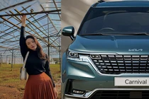 Ca sĩ Minh Hằng tậu xe MPV Kia Carnival 2022 tiền tỷ