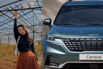 Ca sĩ Minh Hằng tậu xe MPV Kia Carnival 2022 tiền tỷ