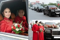 Rolls-Royce Cullinan hơn 40 tỷ làm xe rước dâu "giản dị" ở Hưng Yên