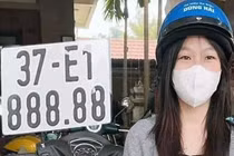 Nữ sinh viên Nghệ An bốc trúng biển “ngũ quý 8” cho Honda Vision 