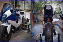 Honda MSX125 độ siêu môtô BMW S1000RR như xịn