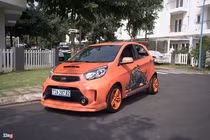 Dân chơi Vũng Tàu độ Kia Morning hầm hố hết 150 triệu đồng