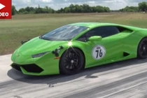 Lamborghini Huracan 2100 mã lực “xé nát đường băng“