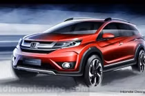 Honda sắp tung ra crossover 7 chỗ BR-V hoàn toàn mới