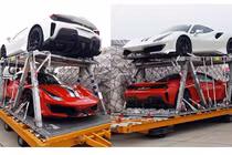 Bộ đôi siêu xe Ferrari 488 Pista đầu tiên cập bến Việt Nam