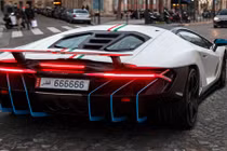 Siêu xe Lamborghini Centenario triệu đô đeo biển 6 số 6