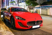 Chi tiết Maserati GranTurismo Sport màu đỏ hàng hiếm ở Việt Nam