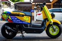 Ngắm xe tay ga mini Yamaha Vox “độ độc” phong cách GP