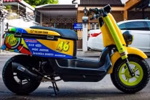 Ngắm xe tay ga mini Yamaha Vox “độ độc” phong cách GP