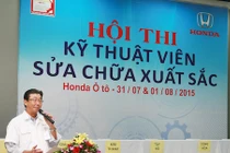 Hội thi kỹ thuật viên sửa chữa ôtô xuất sắc 2015