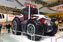 Steyr Konzept - máy cày tương lai dùng động cơ hybrid