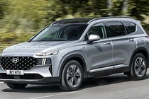 Hyundai SantaFe 2021 phiên bản nâng cấp hé lộ ngoại hình 