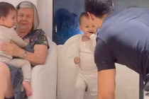 Hà Hồ hạnh phúc khoe khoảnh khắc con gái Lisa bên bà nội