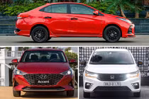 Top 5 mẫu sedan "giá mềm" đắt khách nhất Việt Nam hiện nay
