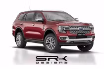 Ford Everest 2022 “hiện hình” qua bản dựng, phong cách Ranger