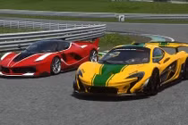 Ferrari FXX K “đọ súng” với McLaren P1 GTR trên đường đua