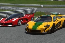 Ferrari FXX K “đọ súng” với McLaren P1 GTR trên đường đua