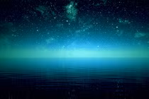 Cả dải đại dương bất ngờ bừng sáng rực rỡ trong đêm