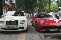 Đại gia HN “show hàng” Rolls-Royce và Ferrari 40 tỷ