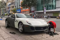 Ferrari 599 GTB “tình cũ” Đặng Lê Nguyễn Vũ độ ống xả đắt tiền